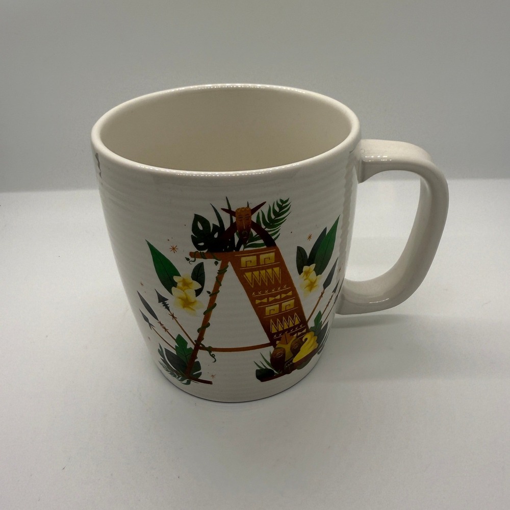 Disney Parks ABC Letters A is for Adventureland Ceramic Coffee Mug
